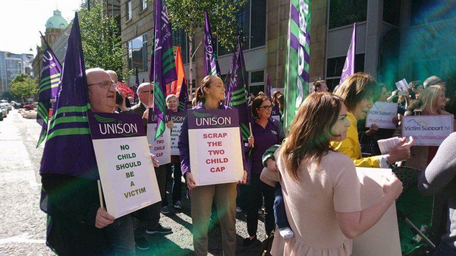 UNISON and Victim Support NI are strongly opposed to the Rape Clause and family cap