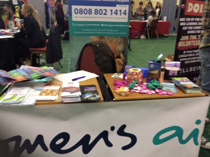 The Women's Aid stall