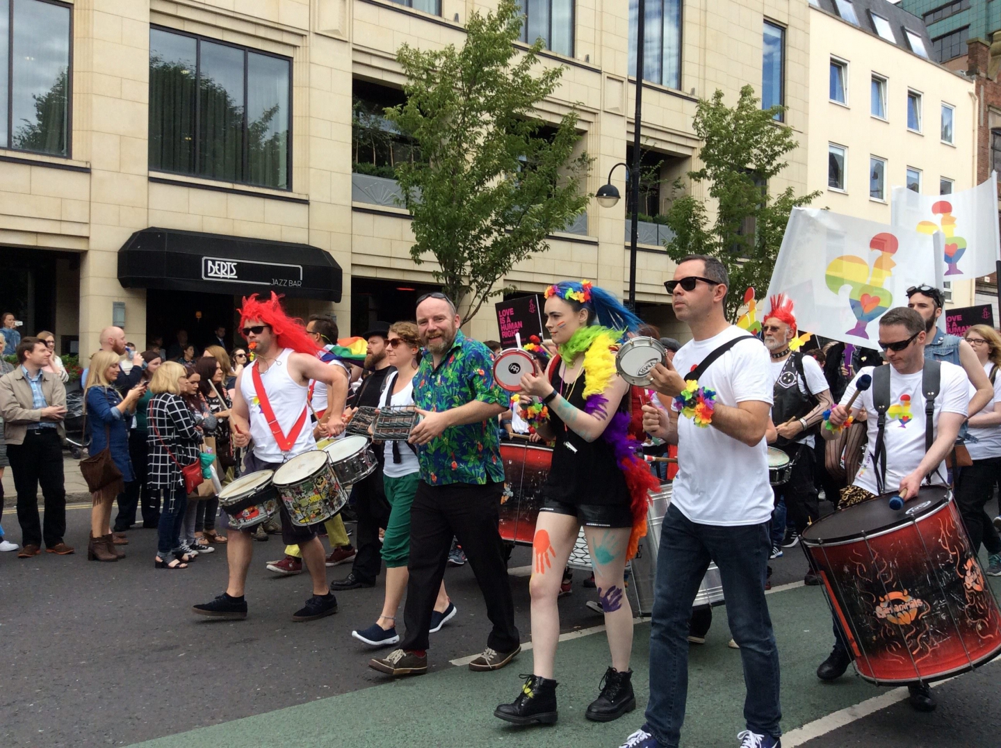No parade is complete without a bit of samba