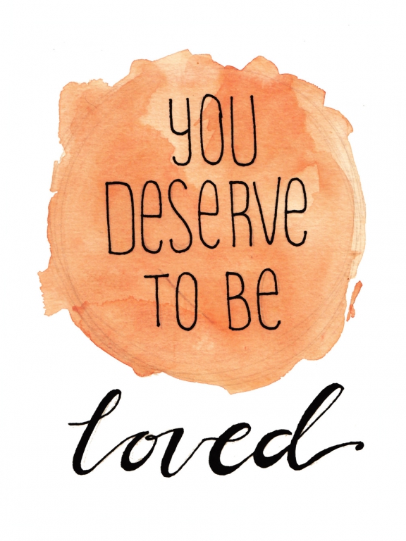 you deserve love