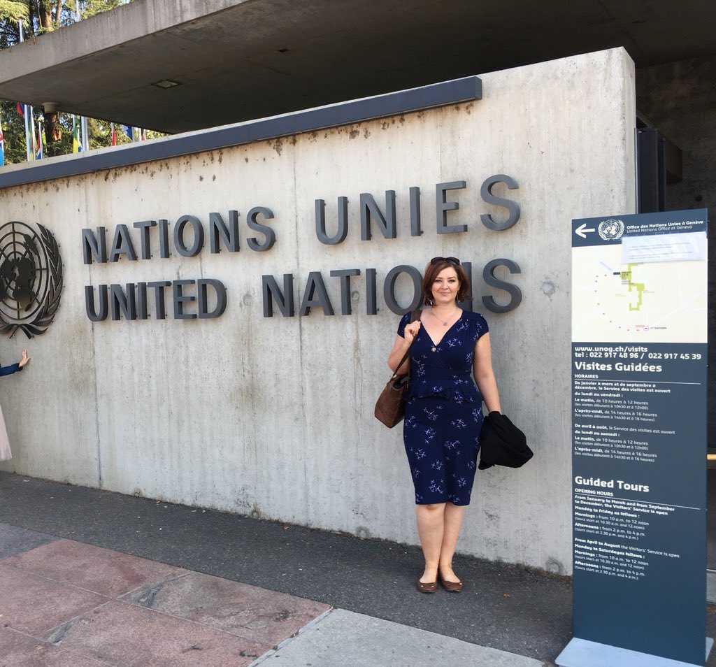 Louise at UN